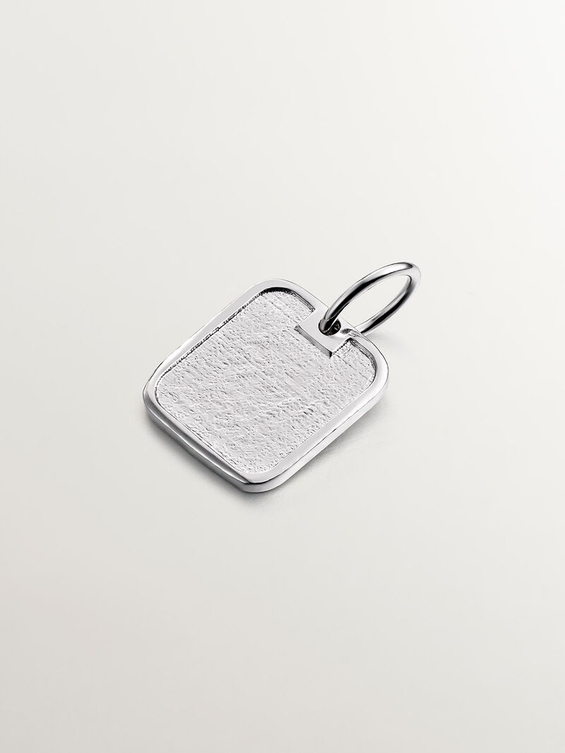 925 silver charm with number 6 image number 2