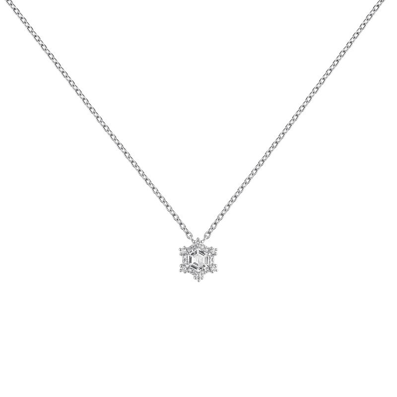 Collar topacio y diamante plata, J04812-01-WT-GD, hi-res