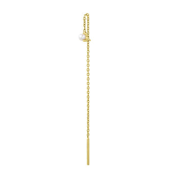 9K pearl chain earring , J04893-02-WP-H,hi-res
