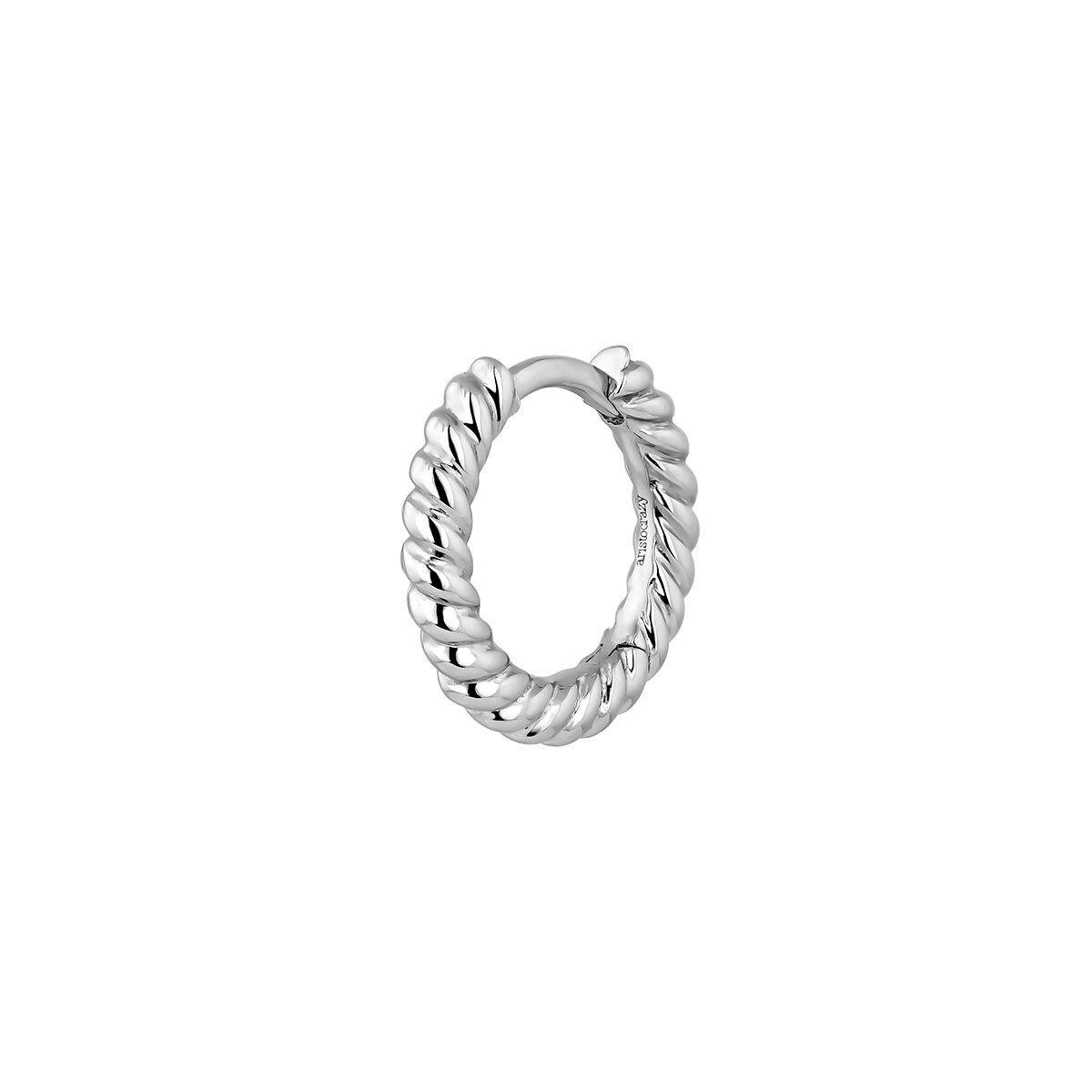Cable hoop piercing in 9k white gold, J05179-01-H, hi-res