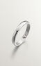 Silver wedding ring with heart on the inside, J05156-01