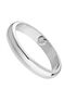 Silver wedding ring with heart on the inside, J05156-01