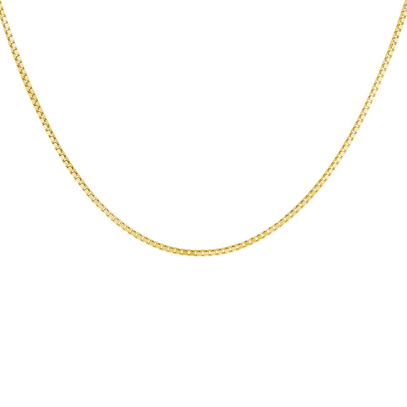 Gold plated Venetian chain necklace, J04612-02, hi-res