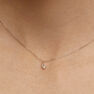 White gold diamond necklace 0.061 ct, J03397-01