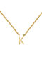Collar inicial K oro 9 kt , J04382-02-K