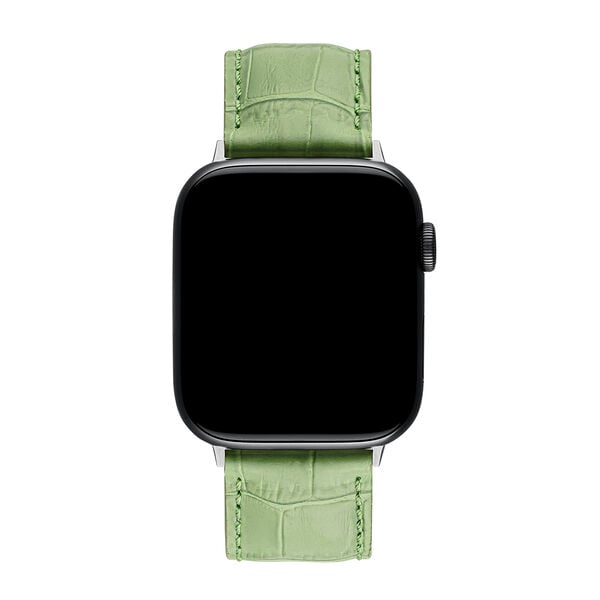 Pink leather Apple Watch strap , IWSTRAP-PK,hi-res