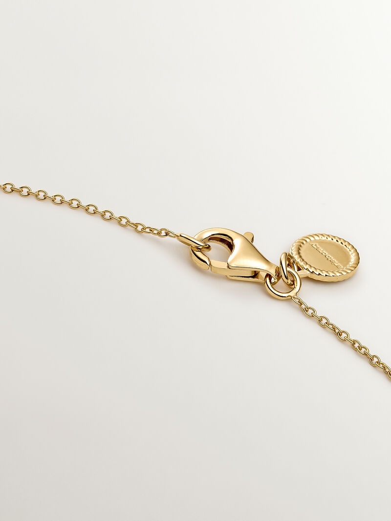 18K Yellow Gold Plated 925 Silver Pendant with Snake. image number 6
