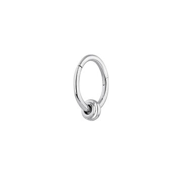 Ball hoop piercing in 9k white gold, J05168-01-H, mainproduct
