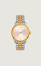 St. Barth watch gold and grey bracelet, W30A-STYWGR-AXMX
