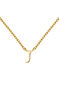 Collar inicial J oro 9 kt , J04382-02-J