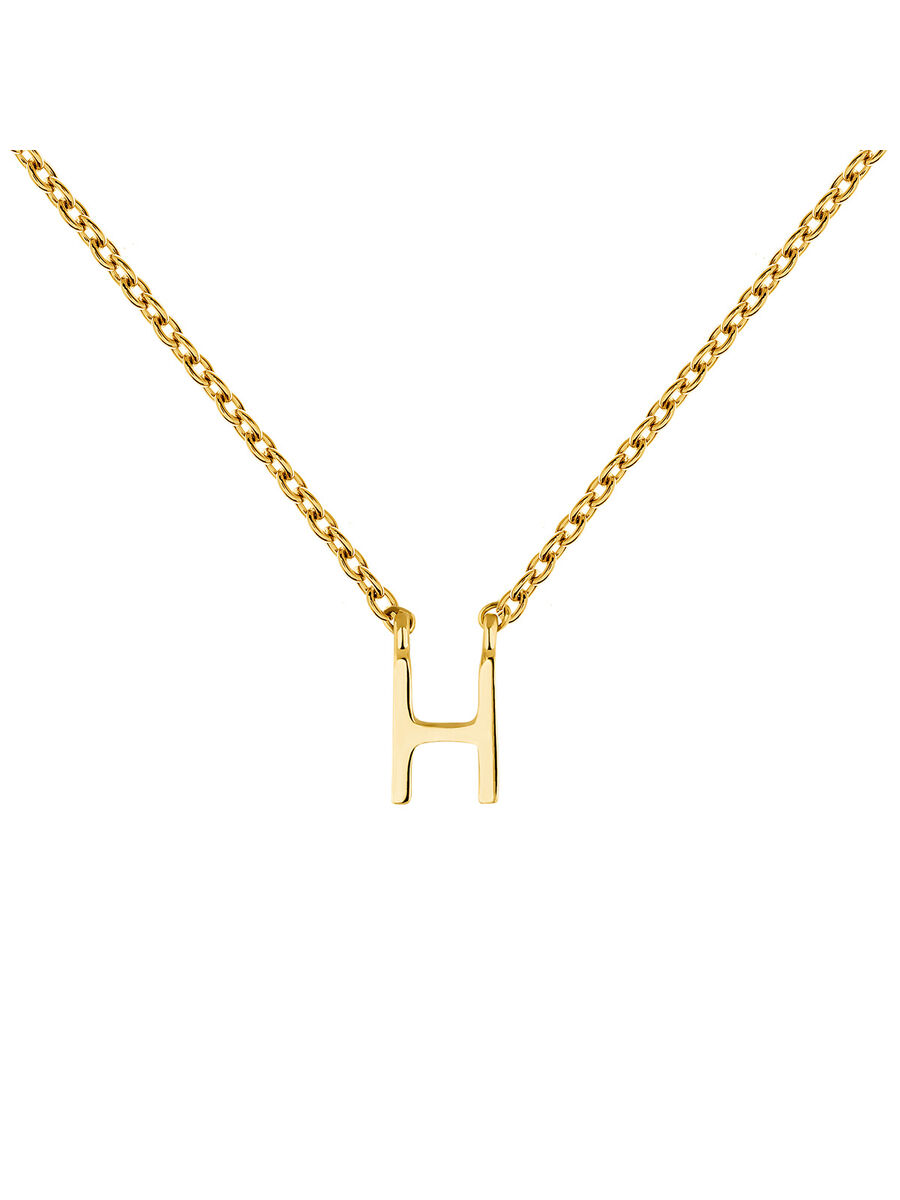 Collar inicial H oro 9 kt , J04382-02-H, mainproduct