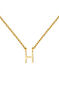 Collar inicial H oro 9 kt , J04382-02-H
