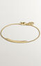 Bracelet in 18k yellow gold-plated silver with heart on the inside , J05164-02