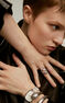 Anillo serpiente abierta plata, J00305-01