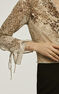 Gold plated hollow star bracelet , J01373-02