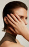 18kt rose gold triple ring with diamonds, J04436-03
