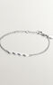 Pulsera zigzag de plata, J03039-01