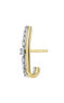 Single climber earring for the right ear in 18k yellow and white gold with diamonds , J05308-09-H-R-I2