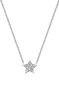 Starfish necklace diamonds 0.06 ct , J03024-01