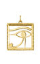 Gold-plated silver Egyptian Eye of Horus charm  , J04272-02