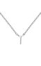 White gold Initial I necklace , J04382-01-I