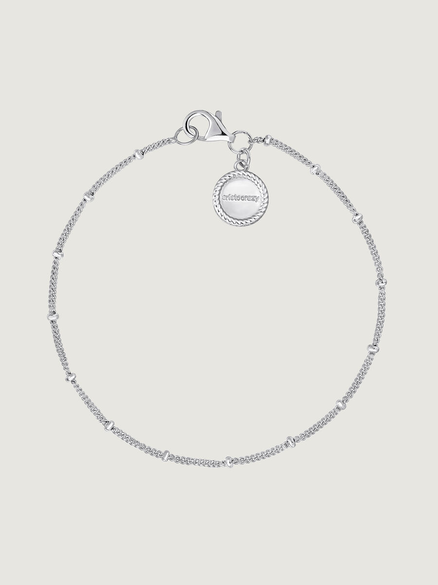 Bracelet in 18ct yellow gold-plated silver with beads, J05110-02, hi-res