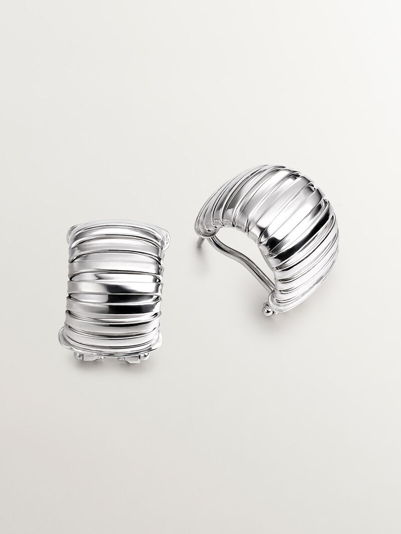 925 silver tubegas earrings image number 0