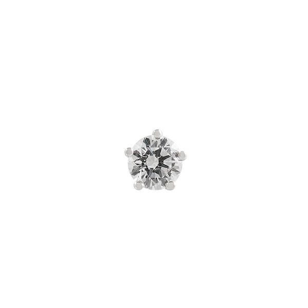 Boucle d’oreille solitaire diamant 0,20 ct or, J00888-01-20-H,hi-res