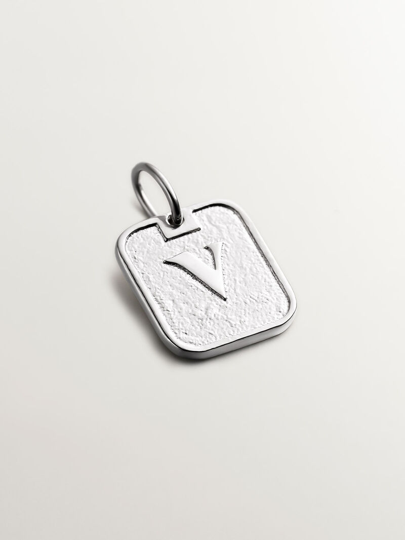 925 silver charm with number 5 image number 0