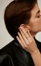 Anillo tresillo diamantes 0,027 cts oro blanco 9 kt , J04953-01