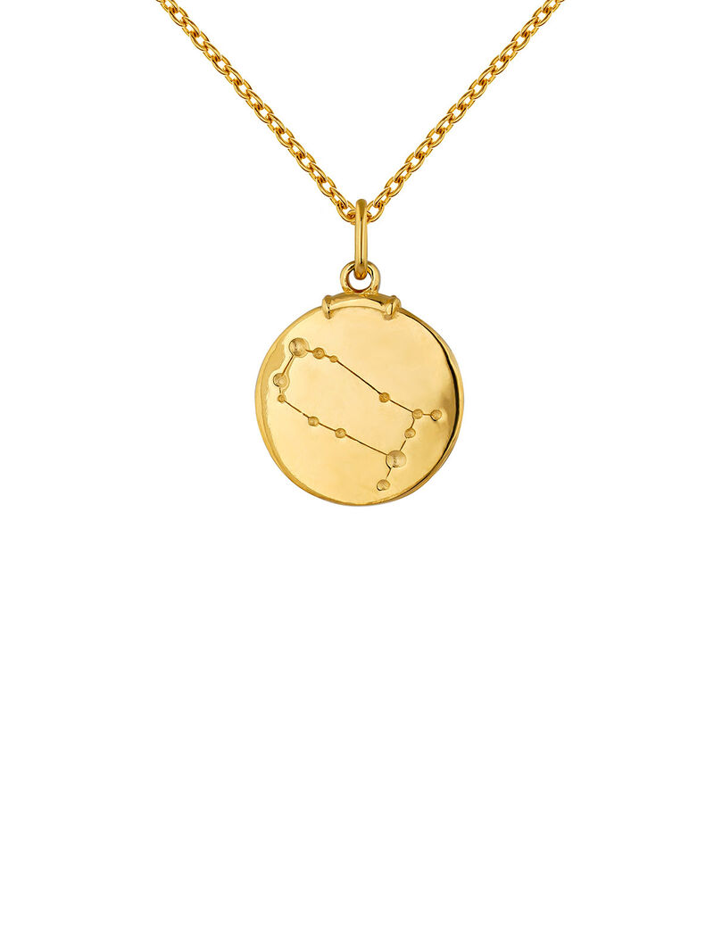 Gemini Charm made of 925 silver, bathed in 18K yellow gold image number 8