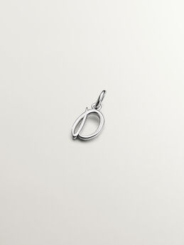 Pendentif initiale D argent  , J03932-01-D,hi-res