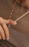 Gold plated stones ring , J04678-02-SB-CI-PD