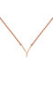 Rose gold Initial Y necklace , J04382-03-Y