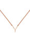 Rose gold Initial Y necklace , J04382-03-Y