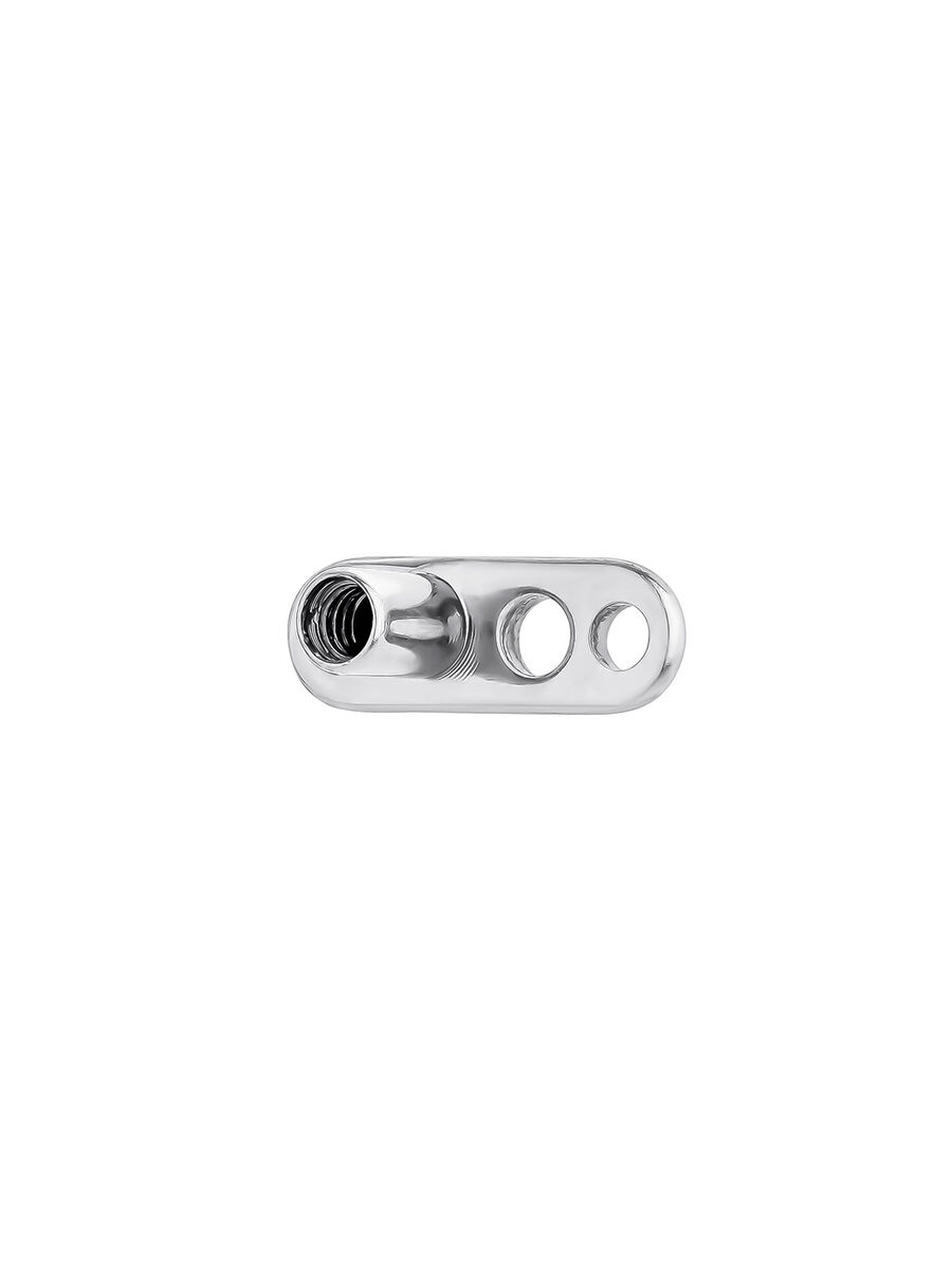 Cross microdermal piercing in 18k gold, J05043-02, hi-res