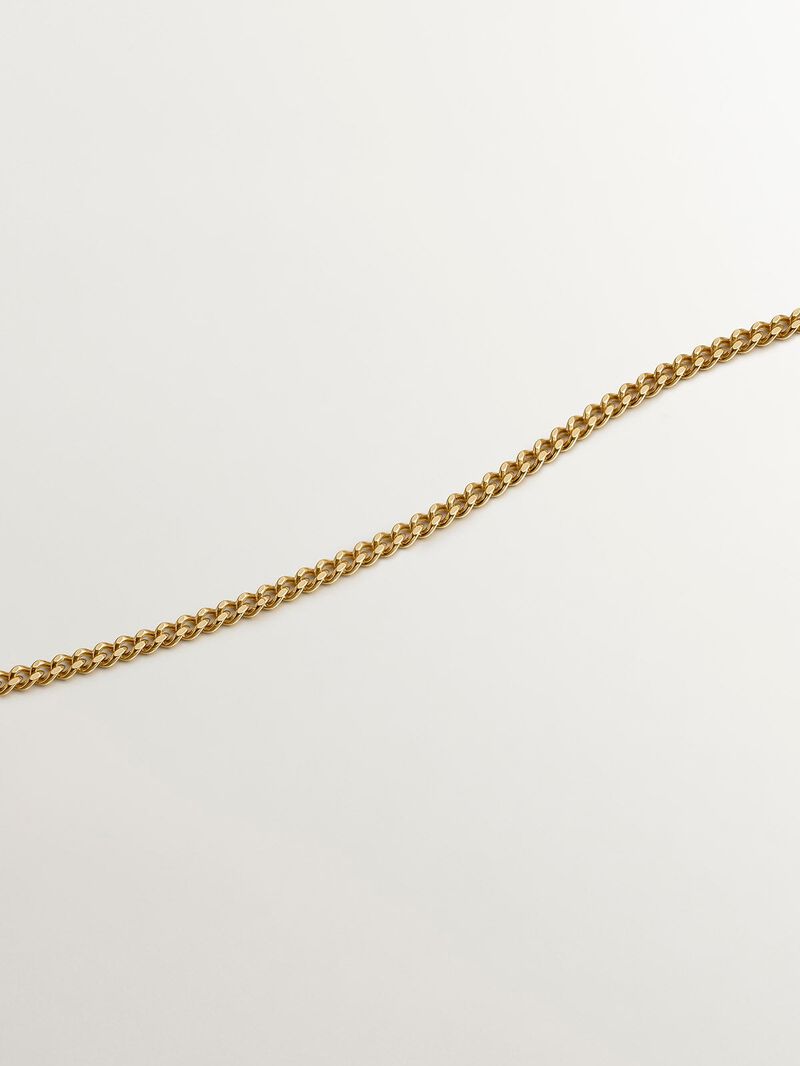 925 Silver pendant bathed in 18K yellow gold with amethysts and rhodolites in the shape of a flower. image number 4
