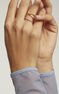 Gold plated silver fine cross ring , J01258-02
