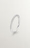 Anillo orla diamantes 0,09 ct oro blanco , J03938-01-09