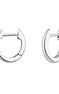 Small silver hoop earrings  , J04648-01