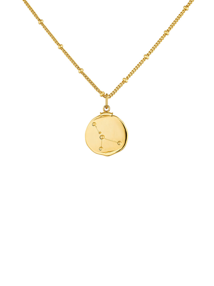 Charm cáncer plata recubierta oro  , J04780-02-CAN, hi-res