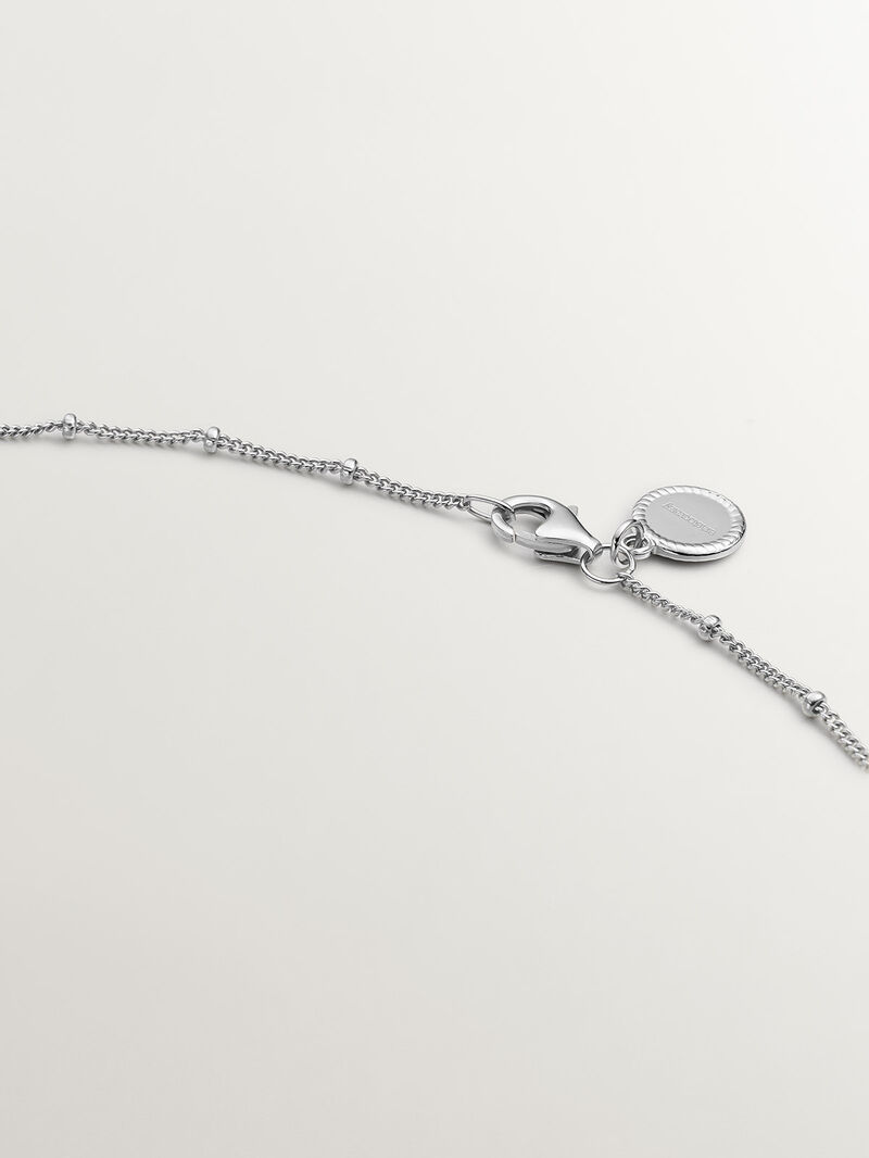 925 Silver chain with small balls image number 2