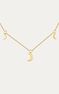 Collar motivos lunas oro 9 kt , J04542-02