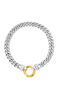 Pulsera de cadena eslabones barbados de plata , J05339-01-18