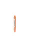 Boucle d'oreille piercing créole simple moyenne or rose , J03843-03-H