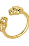 Gold plated panther ring , J04193-02