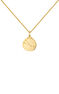 18 kt yellow gold-plated sterling silver Taurus medal charm, J04780-02-TAU