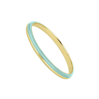 9 ct gold blue enamel band ring, J05002-02-TURENA,hi-res