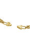 Mixed link chain in 18k yellow gold-plated silver, J05338-02-45