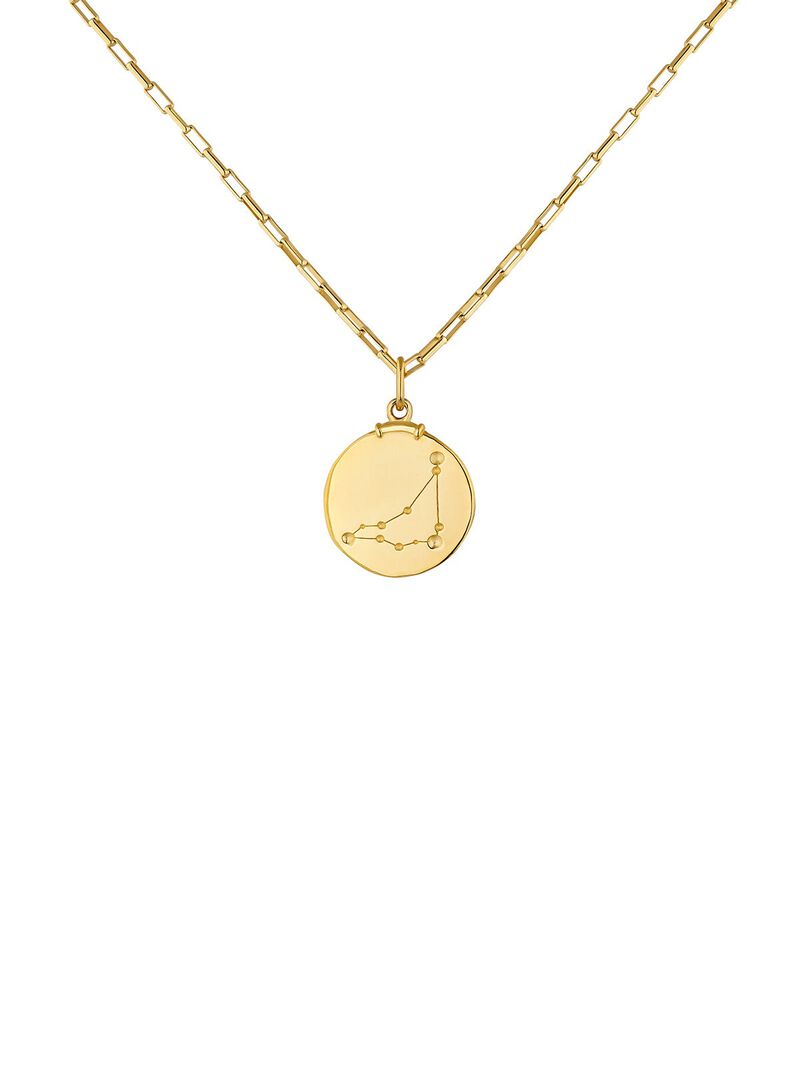 Capricorn Charm made of 925 silver, coated in 18K yellow gold image number 7